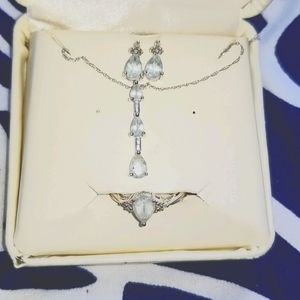 Earnings,  Ring, Necklace Set